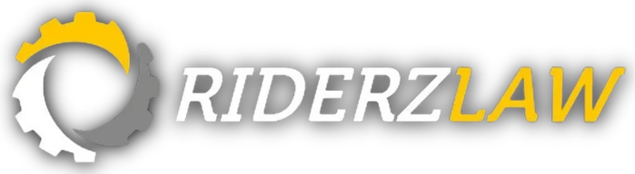 A black and white image of the word " riderz ".